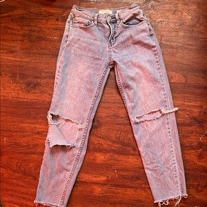 PacSun Light Blue Distressed Skinny Jeans